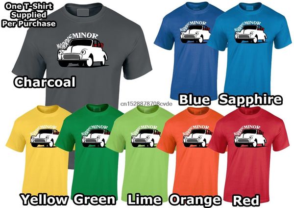 2019 new summer style fashion t-shirt morris minor 1000 convertible men t-shirt