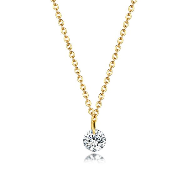 cubic zircon necklace women cz pendant simple delicate dainty gold color stainles steel minimalist jewelry, Silver
cubic zircon necklace women cz pendant simple delicate dainty gold color stainles steel minimalist jewelry, Silver