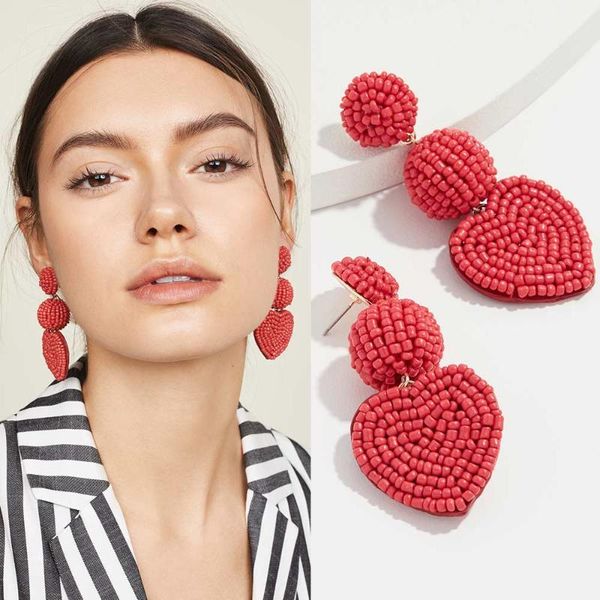 dvacaman red heart beads earrings for women 2020 pompom bohemian jewelry long dangle drop earrings wedding party gifts wholesale, Silver
dvacaman red heart beads earrings for women 2020 pompom bohemian jewelry long dangle drop earrings wedding party gifts wholesale, Silver