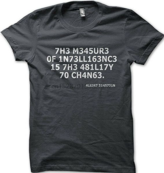 measure of intelligence is ability to change albert einstein men custom printed personalized t-shirts design website
measure of intelligence is ability to change albert einstein men custom printed personalized t-shirts design website