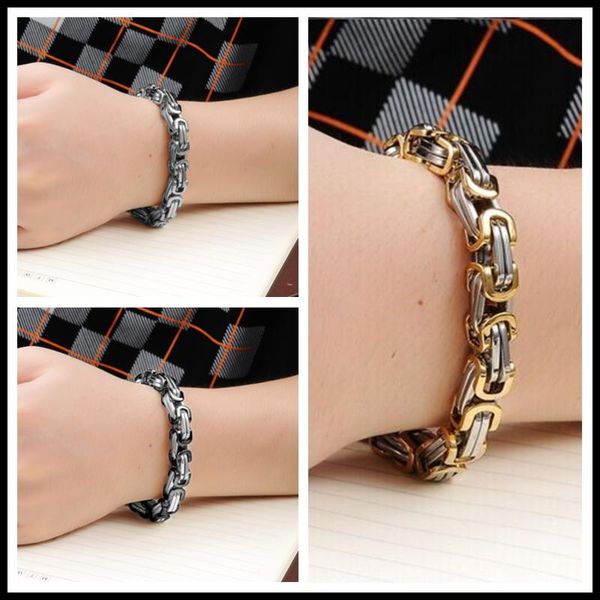 oulai777 stainless steel men steel color bracelet hand link chain charm bracelet gold chain bracelets bead hip hop gifts for men, Black
oulai777 stainless steel men steel color bracelet hand link chain charm bracelet gold chain bracelets bead hip hop gifts for men, Black