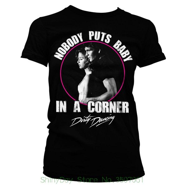 fashion men printed t shirts officially licensed dirty dancing - nobody puts baby in a corner women t-shirt
fashion men printed t shirts officially licensed dirty dancing - nobody puts baby in a corner women t-shirt