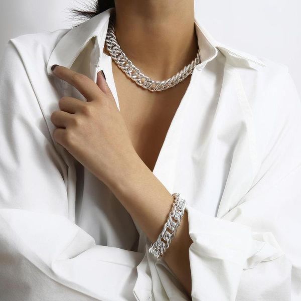 2020 popular punk hip hop cuban thick short choker necklace men simple minimalist chunky collar necklace women jewelry, Golden;silver
2020 popular punk hip hop cuban thick short choker necklace men simple minimalist chunky collar necklace women jewelry, Golden;silver