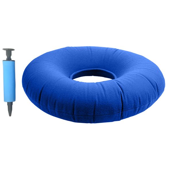 14 inch inflatable donut seat cushion, hemorrhoid bedsore back tailbone relief pillow - deep blue
14 inch inflatable donut seat cushion, hemorrhoid bedsore back tailbone relief pillow - deep blue