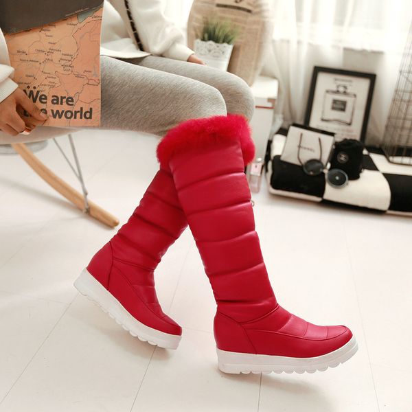 2020 classic women winter boots knee-high snow boots female warm fur hair botas mujer size 34-43, Black
2020 classic women winter boots knee-high snow boots female warm fur hair botas mujer size 34-43, Black