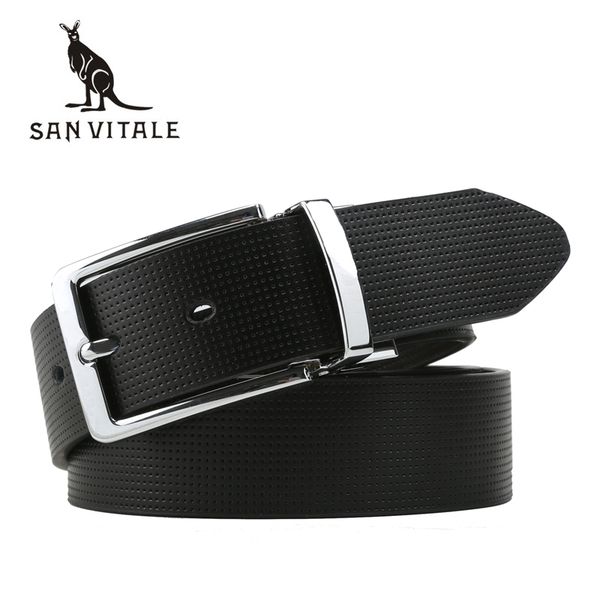 genuine leather men belts fashion new designer rotatable pin buckle belt luxury for men waistband strap men's belt, Black;brown
genuine leather men belts fashion new designer rotatable pin buckle belt luxury for men waistband strap men's belt, Black;brown