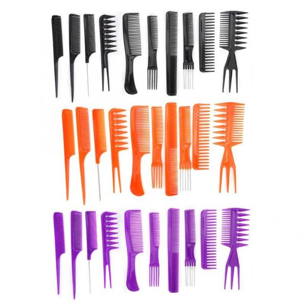 10pcs plastic massage anti-static hair scalp comb hairdressing home salon hair comb, Silver
10pcs plastic massage anti-static hair scalp comb hairdressing home salon hair comb, Silver