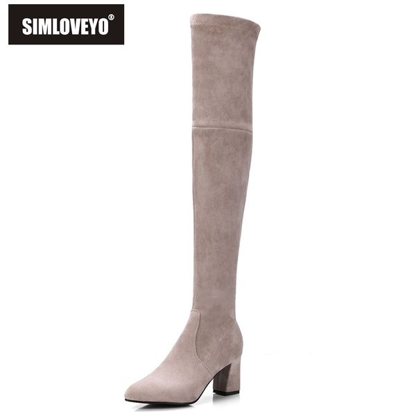 simloveyo women boots female over-the-knee boot flock zipper sapatos mujer velvet high heeled bottes femme slim shoes b121, Black
simloveyo women boots female over-the-knee boot flock zipper sapatos mujer velvet high heeled bottes femme slim shoes b121, Black