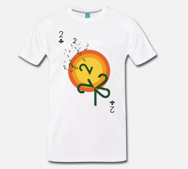 t-shirt tributo carta da poker cuori quadri picche fiori artwork 6
