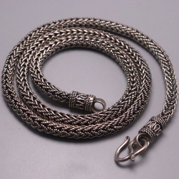 chains s925 sterling silver necklace women men luck hollow wheat chain 6mmw 22inch 72-74g
chains s925 sterling silver necklace women men luck hollow wheat chain 6mmw 22inch 72-74g