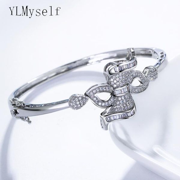 6cm diameter bangle new beautiful women bangles white jewelry crystal rhodium plate statement bracelet, Black
6cm diameter bangle new beautiful women bangles white jewelry crystal rhodium plate statement bracelet, Black