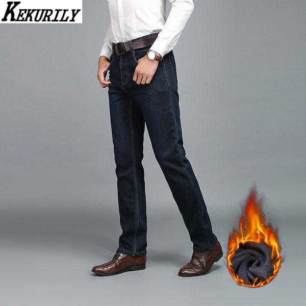 2020 brand winter jeans for men fleece keep warm jeans business casual stretch straight pants male plus size long trousers 29-42, Blue
2020 brand winter jeans for men fleece keep warm jeans business casual stretch straight pants male plus size long trousers 29-42, Blue