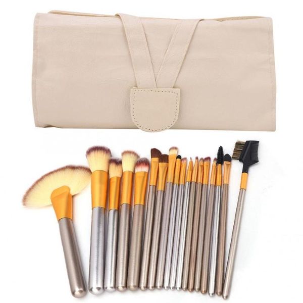 professional 18pcs makeup brush set professional fiber cosmetics brushes with pu bag
professional 18pcs makeup brush set professional fiber cosmetics brushes with pu bag