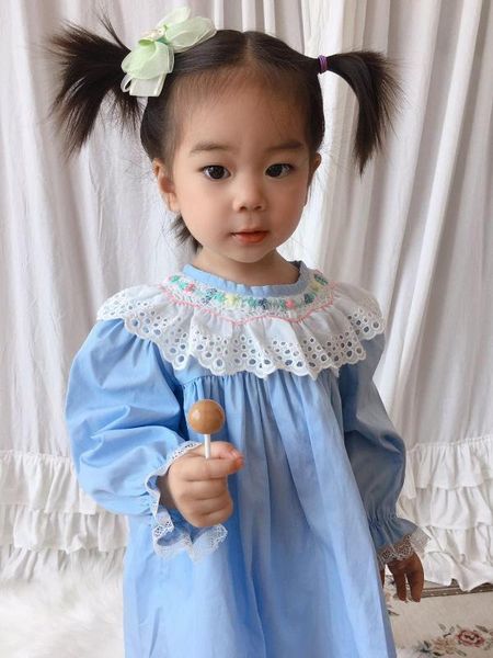 0-6y baby girl autumn long sleeve pink yellow blue cotton handmade smoked embroidery vintage doll dress for casual school party, Red;yellow
0-6y baby girl autumn long sleeve pink yellow blue cotton handmade smoked embroidery vintage doll dress for casual school party, Red;yellow