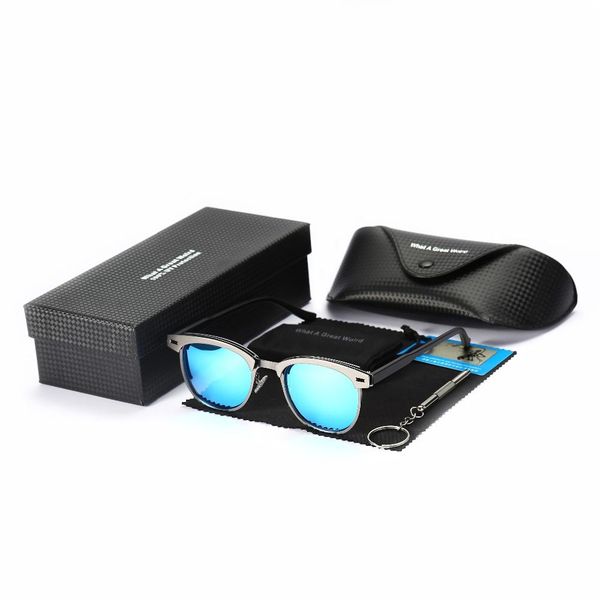 classic men sunglasses for man anti-reflective mens light weight smart frame sun glasses with box birthday gift, White;black
classic men sunglasses for man anti-reflective mens light weight smart frame sun glasses with box birthday gift, White;black