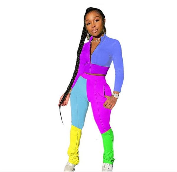 fashion contrast color womens tracksuits csaual stacked sesigner two piece set loose lepal neck cardigan clothing, Gray 
fashion contrast color womens tracksuits csaual stacked sesigner two piece set loose lepal neck cardigan clothing, Gray