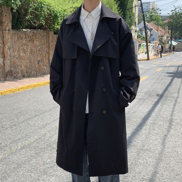 ewq / men's wear autumn new double-breasted long over-knee trench coat overisze windbreaker with belt 2020 tide base coat 9y3716, Tan;black
ewq / men's wear autumn new double-breasted long over-knee trench coat overisze windbreaker with belt 2020 tide base coat 9y3716, Tan;black