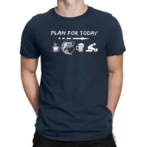 plan for today are coffee fishing beer and humor funny gifts men's t shirt