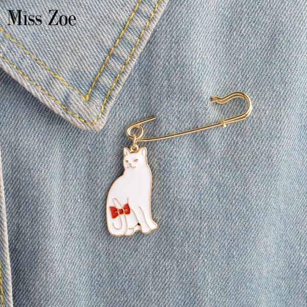 black white cat kitten tail bow tie brooch denim jeans enamel pin buckle sweater badge cute animal gift for girls women friends, Gray
black white cat kitten tail bow tie brooch denim jeans enamel pin buckle sweater badge cute animal gift for girls women friends, Gray