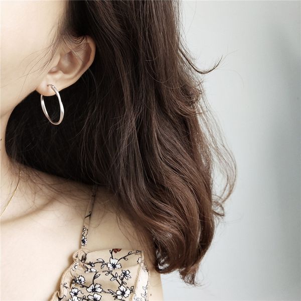 hoop & huggie pofunuo real 925 sterling silver korean forset style girls cold wind earrings women stylish dull polish big circle, Golden;silver
hoop & huggie pofunuo real 925 sterling silver korean forset style girls cold wind earrings women stylish dull polish big circle, Golden;silver