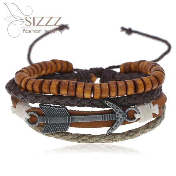 charm bracelets sizzz 2021 direct sales of vintage alloy arrow skin multi-layer wooden beads bracelet&bangles for women/men, Golden;silver
charm bracelets sizzz 2021 direct sales of vintage alloy arrow skin multi-layer wooden beads bracelet&bangles for women/men, Golden;silver