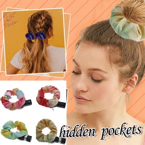 4pcs headbands for women charming hair ring with tie-dye velvet scrunchies with hidden pocket elastic hair bands accessories, Brown
4pcs headbands for women charming hair ring with tie-dye velvet scrunchies with hidden pocket elastic hair bands accessories, Brown