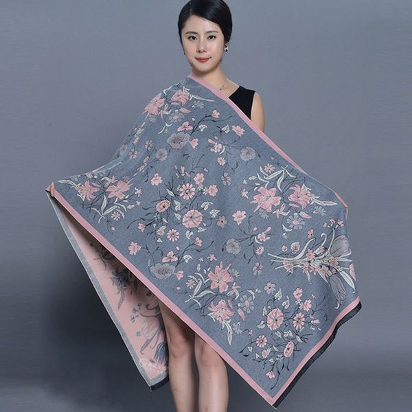 scarves 2021 winter double sided scarf women cashmere jacquard lady thick blanket soft shawls wraps, Blue;gray
scarves 2021 winter double sided scarf women cashmere jacquard lady thick blanket soft shawls wraps, Blue;gray