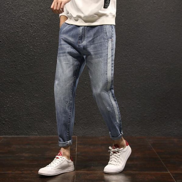 men's jeans nine points harem pants men winter autumn denim large size man elastic casual jean male quality homme, Blue
men's jeans nine points harem pants men winter autumn denim large size man elastic casual jean male quality homme, Blue