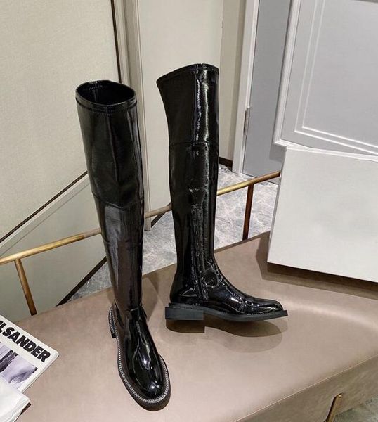 brand new womens autumn and winter chain motorcycle square heel snow winter martin knee cow leather thigh-high boots sz35-41, Black
brand new womens autumn and winter chain motorcycle square heel snow winter martin knee cow leather thigh-high boots sz35-41, Black