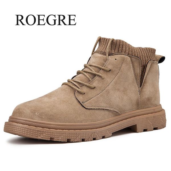 2020 new men's british style leather boots non-slip wear-resistant high-cut tooling boots waterproof big size 46, Black
2020 new men's british style leather boots non-slip wear-resistant high-cut tooling boots waterproof big size 46, Black