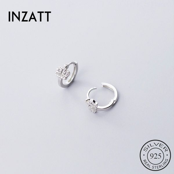 hoop & huggie inzareal 925 sterling silver zircon crown earrings for fashion women party fine jewelry bohemian accessories gift, Golden;silver
hoop & huggie inzareal 925 sterling silver zircon crown earrings for fashion women party fine jewelry bohemian accessories gift, Golden;silver