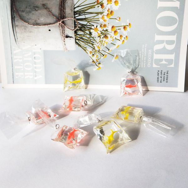 charms 10pcs transparent fish in bag resin goldfish imitation water bags gold earrings pendants diy jewelry accessories fx0, Bronze;silver
charms 10pcs transparent fish in bag resin goldfish imitation water bags gold earrings pendants diy jewelry accessories fx0, Bronze;silver