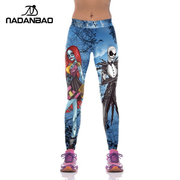 nadanbao halloween jack skellington leggings women the nightmare before christmas plus size pants digital print fitness leggins, Black
nadanbao halloween jack skellington leggings women the nightmare before christmas plus size pants digital print fitness leggins, Black