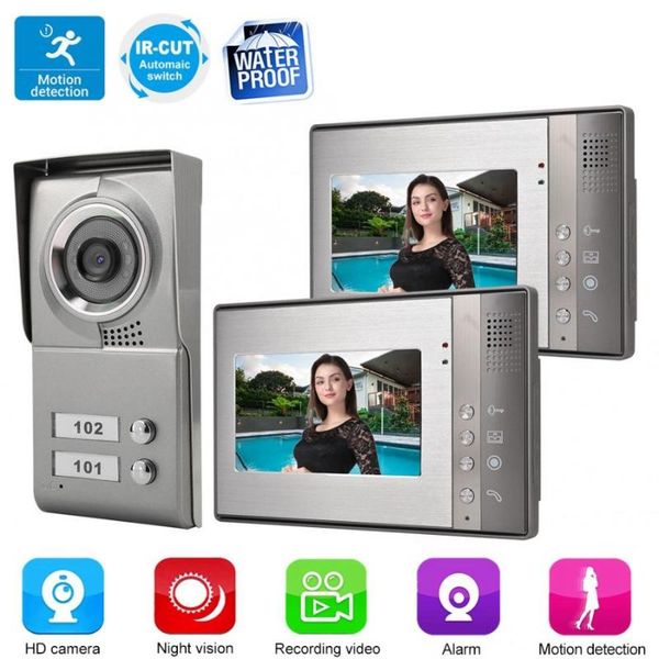 7" wired video doorbell visual intercom door bell smart home entry doorbell system 110-240v hot
7" wired video doorbell visual intercom door bell smart home entry doorbell system 110-240v hot
