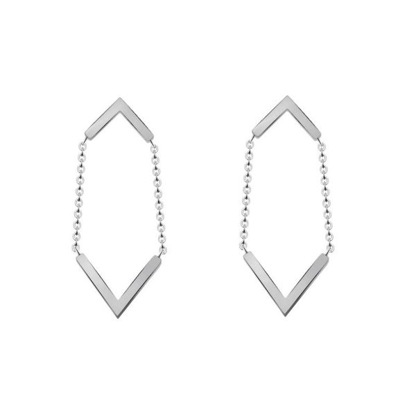 fashion women stainless steel long chain with geometric double chevron v statement stud earrings gold filled friendship gifts, Golden;silver
fashion women stainless steel long chain with geometric double chevron v statement stud earrings gold filled friendship gifts, Golden;silver