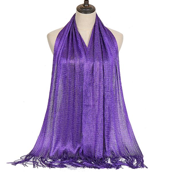 scarves lurex polyester scarf glitter tassel shawl plain shimmer large size muslim women hijab female turban headband, Blue;gray
scarves lurex polyester scarf glitter tassel shawl plain shimmer large size muslim women hijab female turban headband, Blue;gray