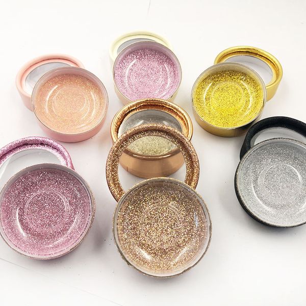 false eyelashes multicolor round shape empty packaging box cosmetics eyelash container glitter 3d lashes case
false eyelashes multicolor round shape empty packaging box cosmetics eyelash container glitter 3d lashes case