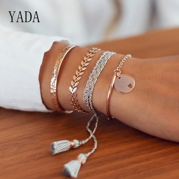 charm bracelets yada gifts ins 4 pcs/set vintage flower bracelets&bangles for women tassel crystal jewelry bracelet bt200031, Golden;silver
charm bracelets yada gifts ins 4 pcs/set vintage flower bracelets&bangles for women tassel crystal jewelry bracelet bt200031, Golden;silver