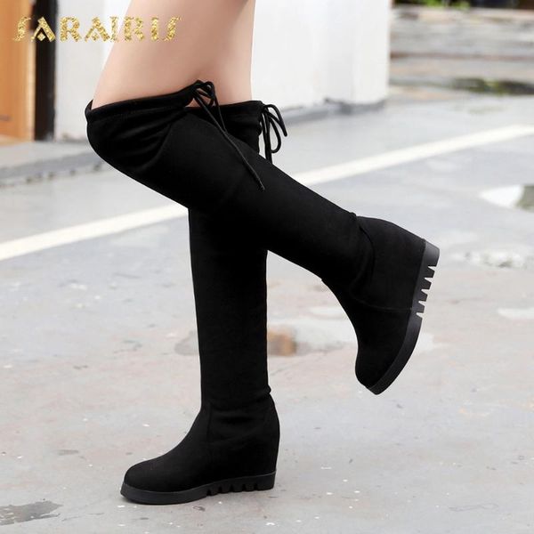 sarairis 2020 new design big size 43 increasing high heels over the knee boots women shoes cross-tied stretch boots ladies, Black
sarairis 2020 new design big size 43 increasing high heels over the knee boots women shoes cross-tied stretch boots ladies, Black