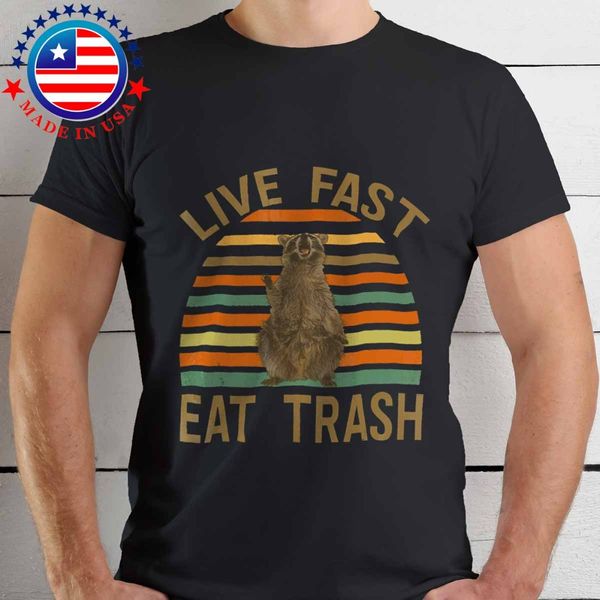 hilarious racoon live fast eat trash black 2019 summer brand casual funny cotton short sleeve novelty t-shirt
hilarious racoon live fast eat trash black 2019 summer brand casual funny cotton short sleeve novelty t-shirt