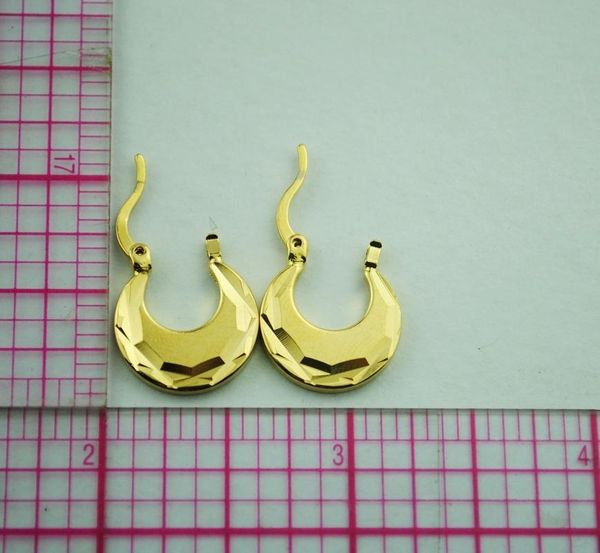 fashion 18 k solid fine g/f gold drop earrings women christmas gift simple temperament small earring trendy flat jewelry, Golden;silver
fashion 18 k solid fine g/f gold drop earrings women christmas gift simple temperament small earring trendy flat jewelry, Golden;silver