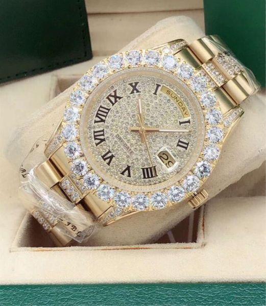 2020 luxury day-datemen's watch designer watch mechanical automatic movement business stainless steel watch men's diamond color5 w, Slivery;brown
2020 luxury day-datemen's watch designer watch mechanical automatic movement business stainless steel watch men's diamond color5 w, Slivery;brown