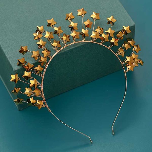 trendy star gold headband wedding tiara bridal headpiece women hair jewelry wedding hair accessories handmade, Golden;silver
trendy star gold headband wedding tiara bridal headpiece women hair jewelry wedding hair accessories handmade, Golden;silver