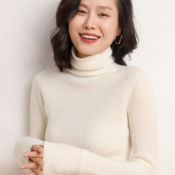 2020 sweater women warm winter autumn turtleneck soft comfortable women sweaters and pullovers 100% cashmere sweater, White;black
2020 sweater women warm winter autumn turtleneck soft comfortable women sweaters and pullovers 100% cashmere sweater, White;black
