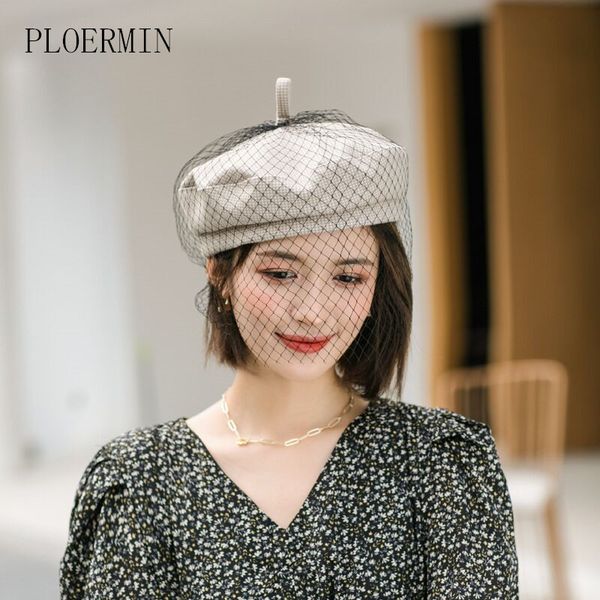 2020 new autumn and winter british retro mesh gauze cap elegant female wool mesh formal berets all-match painter hat for women, Blue;gray
2020 new autumn and winter british retro mesh gauze cap elegant female wool mesh formal berets all-match painter hat for women, Blue;gray