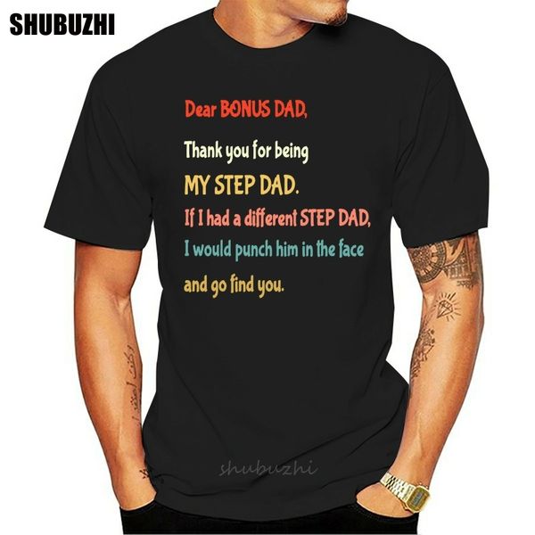summer fashion dear bonus dad thanks for being my step dad black t-shirt gift for fathers days hip hop
summer fashion dear bonus dad thanks for being my step dad black t-shirt gift for fathers days hip hop