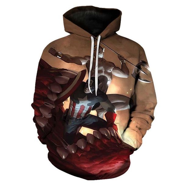 new 3d digital printed pullovers, warrior muscle warrior winter and spring fashion brand hip hop fashion masked hoodies, Black
new 3d digital printed pullovers, warrior muscle warrior winter and spring fashion brand hip hop fashion masked hoodies, Black