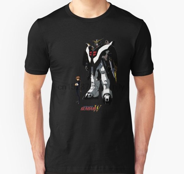 men tshirt gundam wing deathscythe t shirt printed t-shirt tees top
