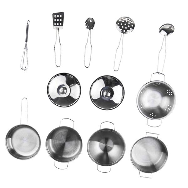 kids kitchen metal cookware playset, all purpose kitchen cooking tool set - c, 12pcs/set
kids kitchen metal cookware playset, all purpose kitchen cooking tool set - c, 12pcs/set