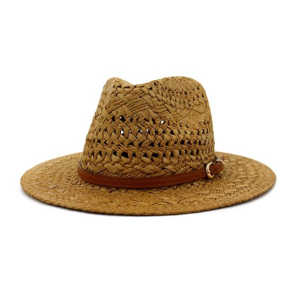 stingy brim hats women's hat summer wide straw big sun uv protection panama floppy beach ladies caps, Blue;gray
stingy brim hats women's hat summer wide straw big sun uv protection panama floppy beach ladies caps, Blue;gray